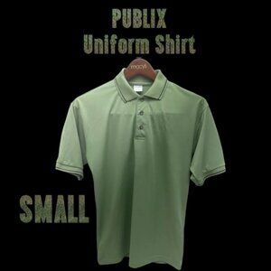 Publix Supermarket Employee Uniform Green Superior Size S